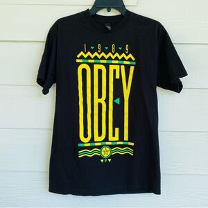 OBEY All City Star Shied Propaganda Tshirt Size Medium
